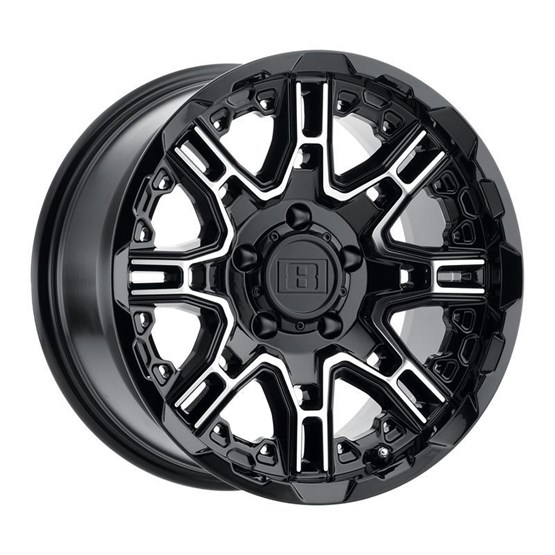 Level 8 Level8 SLINGSHOT GLOSS BLACK W MACHINED FACE flgar